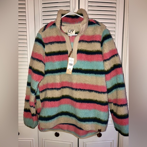 Brand New with tags Quarter Zip Fleece Pullover - Picture 1 of 5